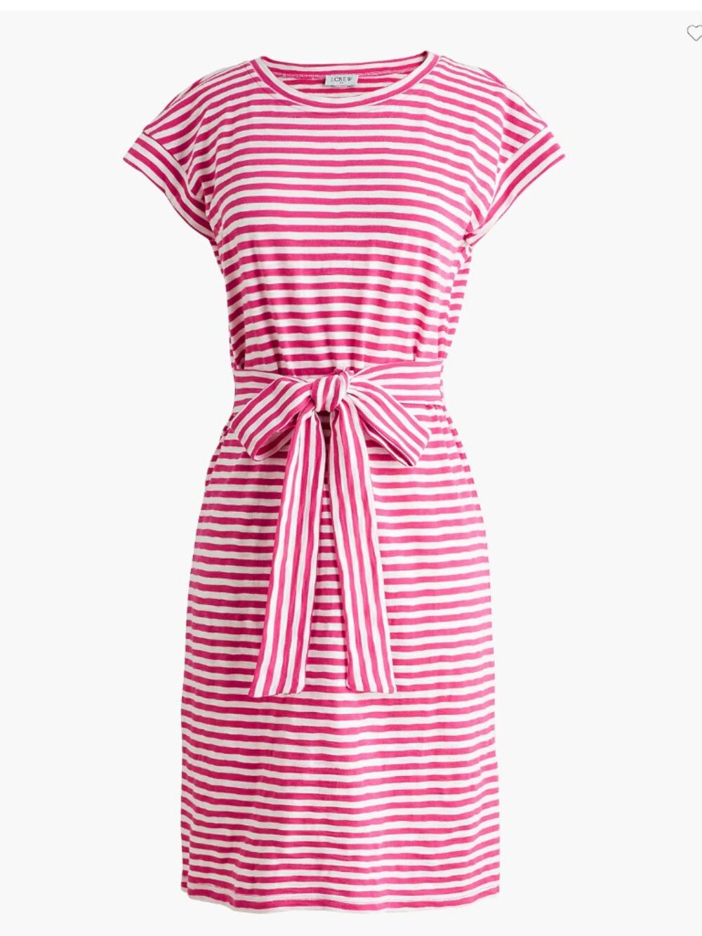 J.Crew Factory Striped tie-waist mini dress NWT